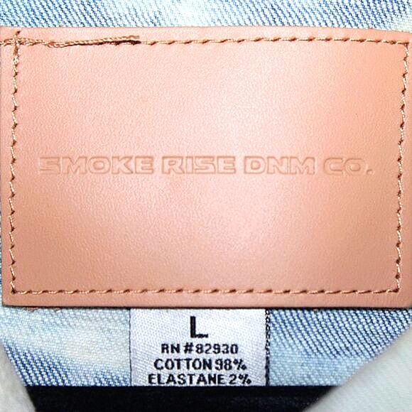 Smoke Rise Graffiti Paint Splatter Denim Jacket L - Picture 14 of 14